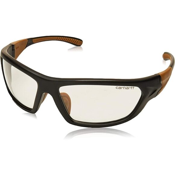 CARHARTT Construction Shooting Safety Glasses Black Anti-Fog Polycarbonate Lens - Picture 1 of 7
